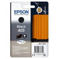 Epson 405 - 7.6 ml - black - original - blister with RF/acoustic alarm - ink cartridge - for WorkForce WF-7830, 7835, 7840